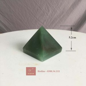 Kim tự tháp đá thạch anh xanh tự nhiên 0,2kg-5,2cm