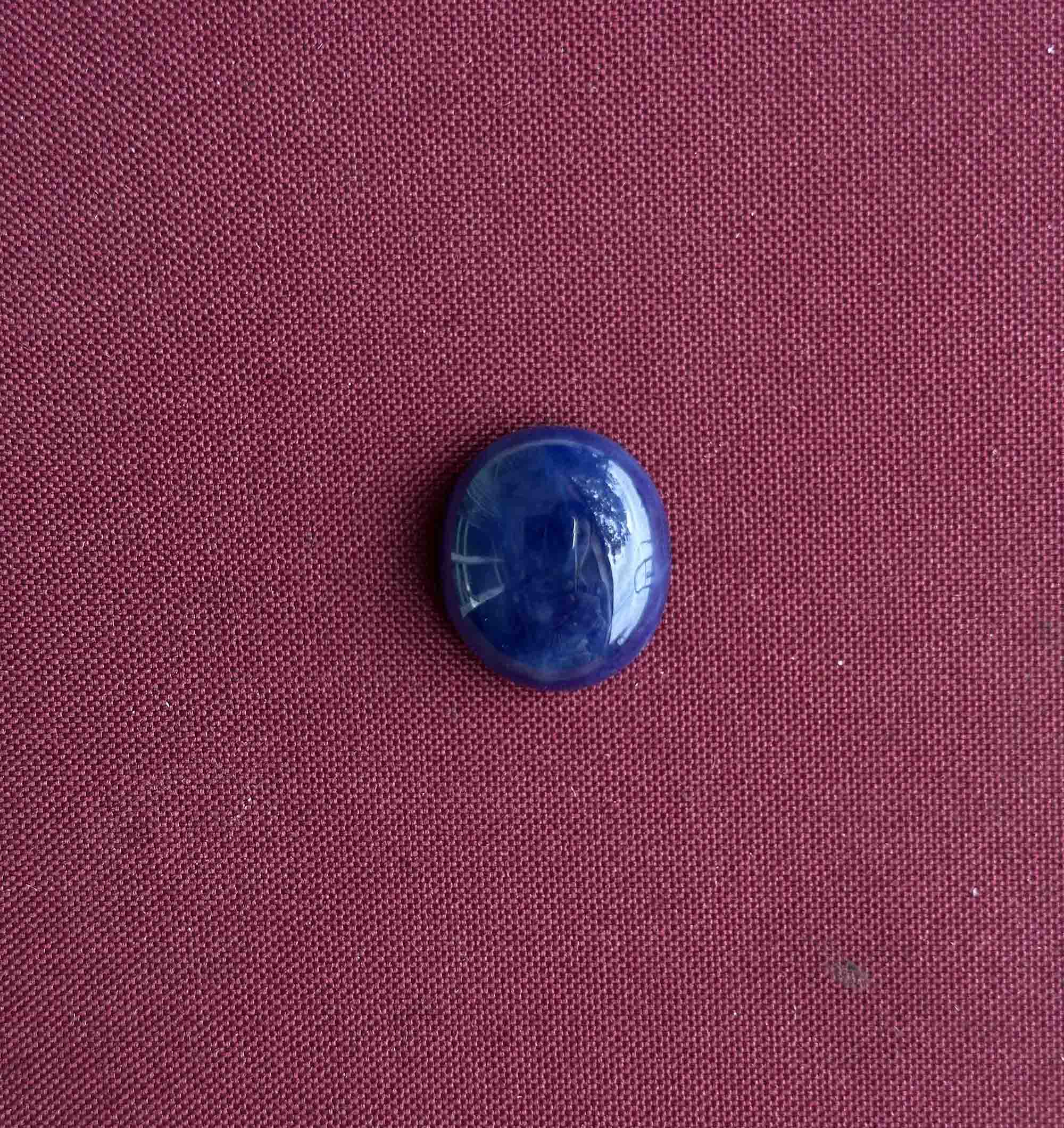 Mặt Đá Saphia xanh Dương Tự Nhiên Mài Sống 42ct Mặt Nhẫn Nam, Mặt Dây Chuyền