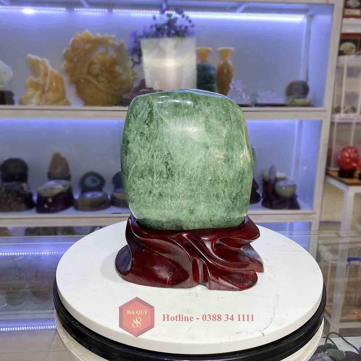 Đá Phong Thủy Đá Fluorite Tự Nhiên Xanh Ngọc 7,2kg (Nguyên đá)