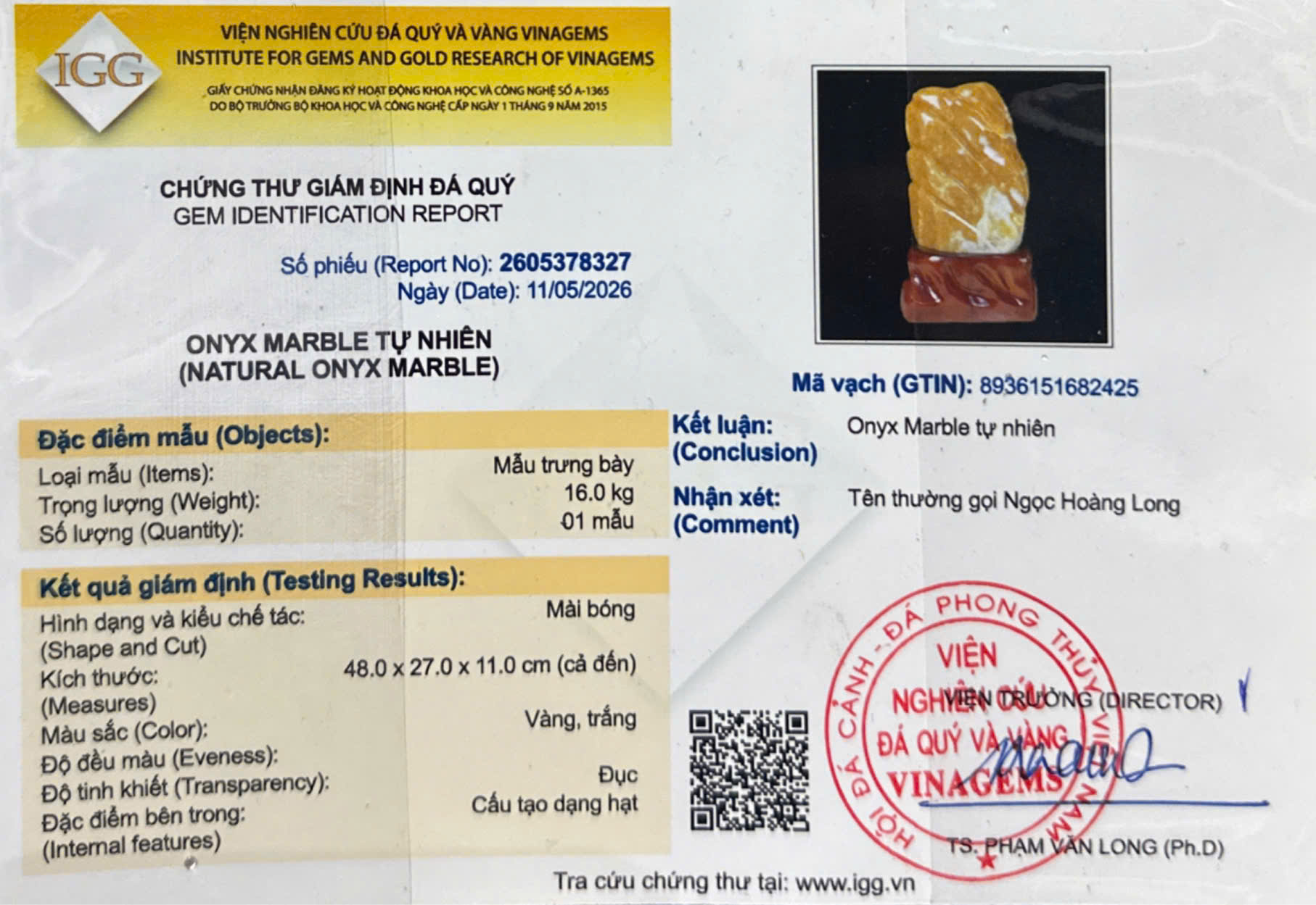 Núi Đá Ngọc Hoàng Long Tự Nhiên Phong Thuỷ Trấn Trạch Dáng Cánh Buồm 16kg