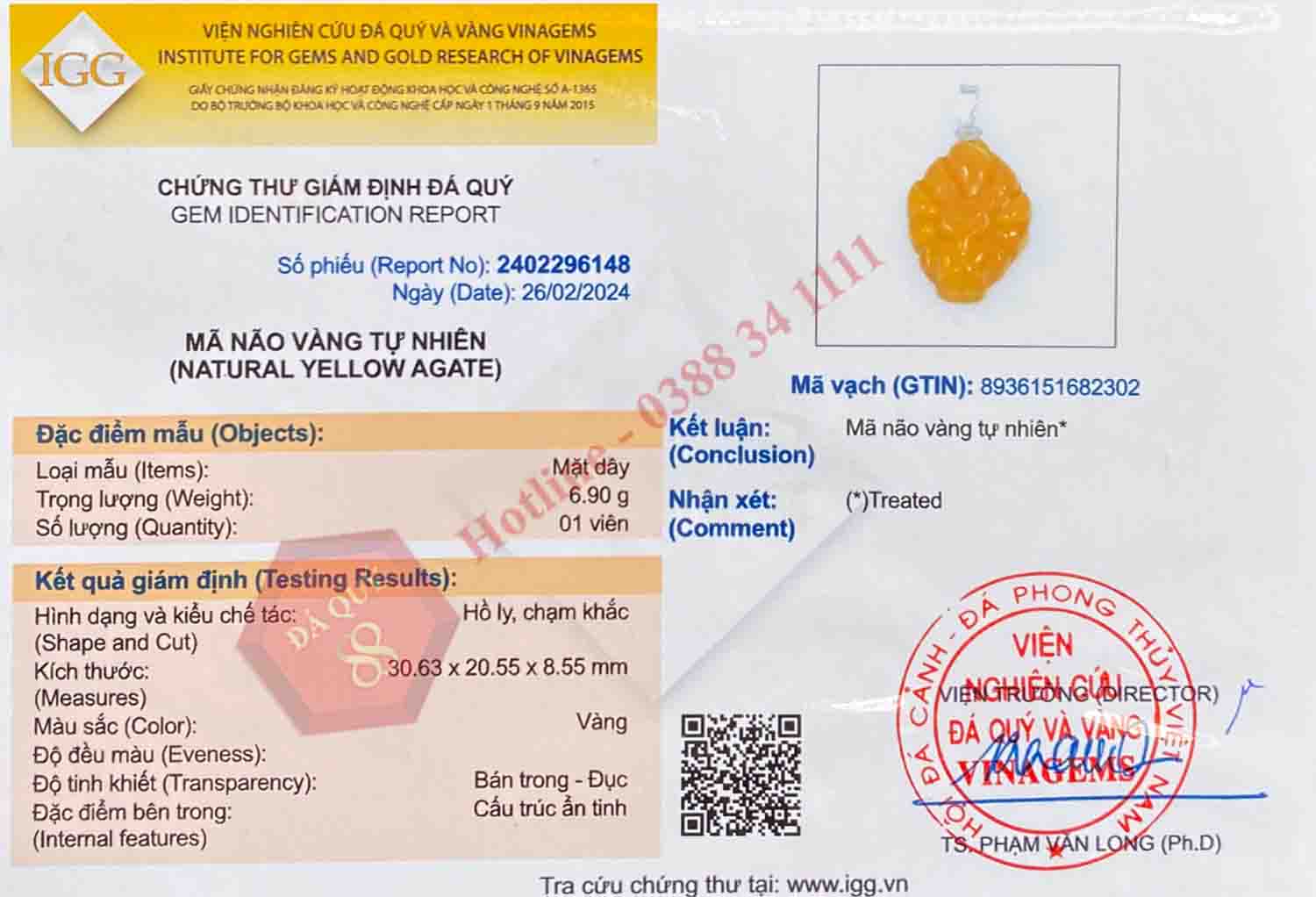 Mặt Dây Chuyền Hồ Ly Chúa Đá Ngọc Mã Não Vàng Tự Nhiên