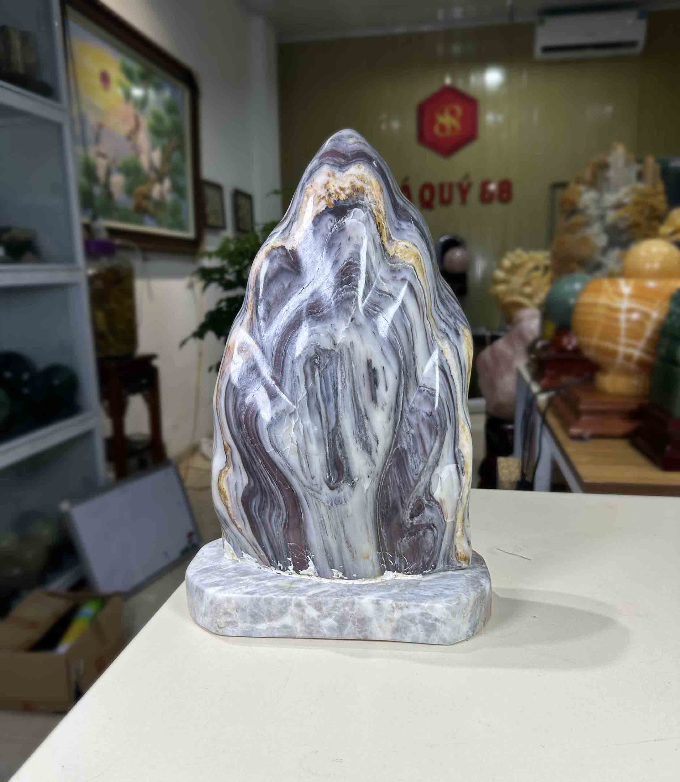 Đá Phong Thuỷ Mable Tự Nhiên Yên Bái 12.5kg-38cm