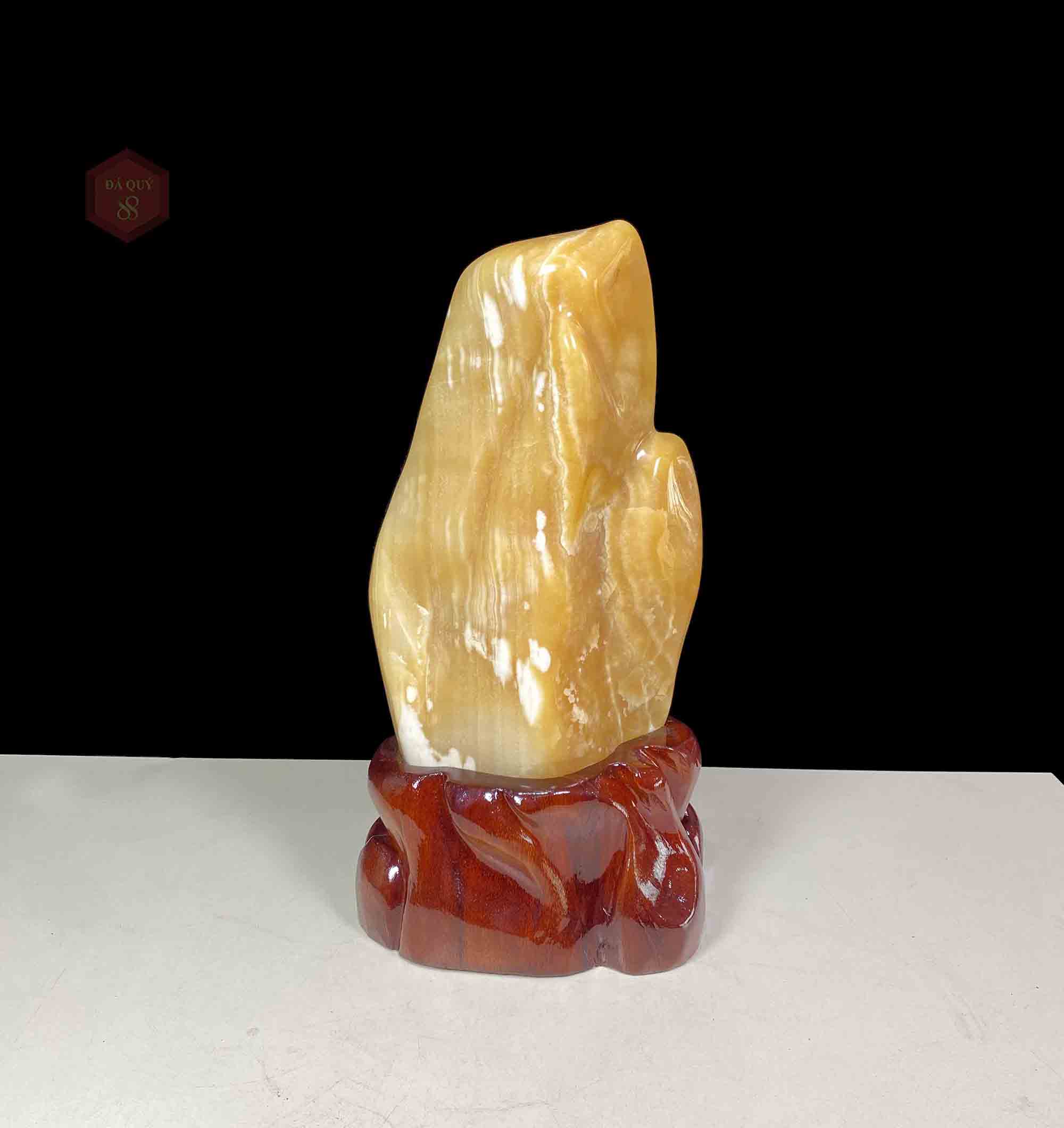 Đá Ngọc Hoàng Long Tự Nhiên Vàng Ngọc Đẹp Phong Thuỷ Trấn Trạch 5.5kg